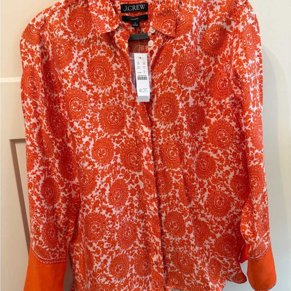 J.Crew Paisley Shirt